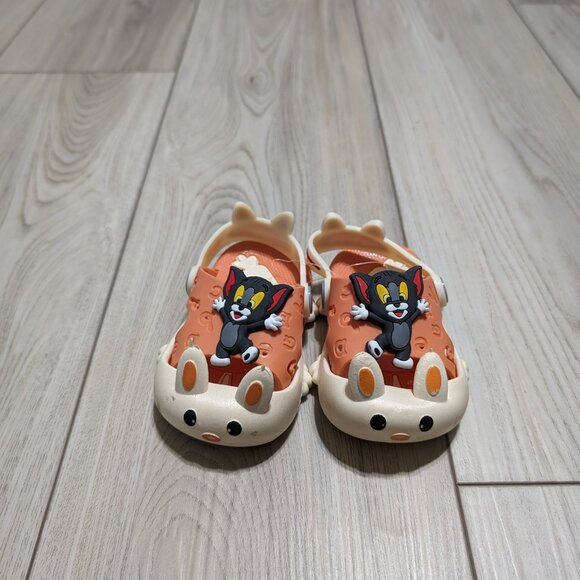 Cute TOM Slingback Clog Slip-on Shoes for Boys & Girls Size 12M-2Y  Green/Pink - Picture 10 of 15